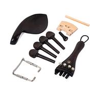 Toddmomy 15piezas Accesorios Para Violín De Ébano Cordal Barbilla Piqueta y Tripa Diseño Fino y Garantía De