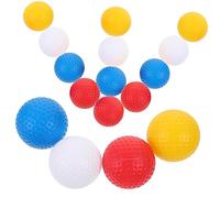 Toddmomy 16 Piezas Bolas de Golf Huecas Reutilizables de Entrenamiento Bolas para Práctica y de Precisión Accesorio Seguro y Resistente para Adultos
