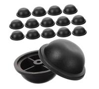 Toddmomy 16 Piezas De Base De Plástico para Equipaje Patas De Repuesto para Maletas Remaches para Asas Reparación De Maletas Patas Laterales Color Negro