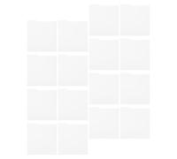 Toddmomy 16 Separadores de Discos de Vinilo Blancos de PVC 330X317Mm Organizadores Flexibles para Colecciones de Vinilos Protectores y Divisores para Almacenamiento en Estanterías Kit