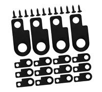 Toddmomy 16juegos Bloqueo de Guitarra Eléctrica Kit de Montaje de Pedales de Efectos Soporte Metálico para Pedal de Guitarra Accesorios para Pedaleras de Efectos Instalación Rápida