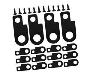 Toddmomy 16juegos Bloqueo de Guitarra Eléctrica Kit de Montaje de Pedales de Efectos Soporte Metálico para Pedal de Guitarra Accesorios para Pedaleras de Efectos Instalación Rápida