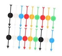 Toddmomy 18 Piezas De Juguetes De Mesa Giratoria Digital Transparente para El Aula Accesorios De Flecha Juego para con Números Suministros De Repuesto Juegos De Mesa Giratorios De