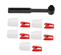 Toddmomy 1juego Aguja De Repuesto Para Tocadiscos Con Estilógrafos y Cepillo De Limpieza Kit Completo Para Mejora De Sonido Tocadiscos De Vinilo Compatible Con Diversos Modelos