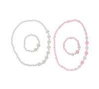 Toddmomy 1Juego Collar Pulsera Imitación Elegante Para Niñas Para Ocasión