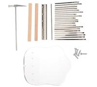 Toddmomy 1Juego Conjunto De Accesorios DIY Para Kalimba De Teclas Completa De Bricolaje Incluye Llaves Martillo De Afinación Para Práctica