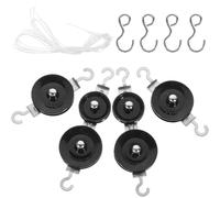 Toddmomy 1juego Kit de Poleas Metálicas para Pruebas Físicas con Poleas Individuales y Dobles Herramienta de Enseñanza para Mecánica Secundaria Incluye Caja de Almacenamiento y Accesorios