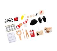 Toddmomy 1Juego Kit para rol De Investigación Kit De Cosplay Educativo Herramientas para Recolectar y Evidencias Juguete Infantil para Desarrollar Habilidades