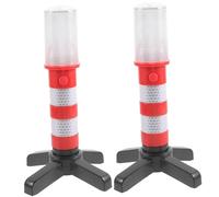 Toddmomy 1juego Luces De Emergencia Led De Brillo Bastones Luminosos Industriales Recargables Herramienta Versátil Para Accidentes De Tráfico y Actividades Al Aire Señalización Segura