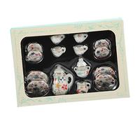 Toddmomy 1juego Miniatura De Cerámica para Casa De Muñecas Juego De Té De Diseño y Detalles Delicados para Decoración De Mini Casas