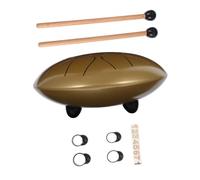 Toddmomy 1Juego Tambor de Lengua de Instrumento de Percusión Portátil de Notas para Principiantes Incluye Accesorios y Etiqueta Engomada de Escala