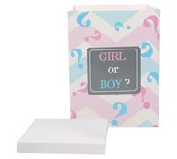 Toddmomy 1Pc Baby Género Revelación De Decoraciones Big Present Box Para Género Revelar Ideas De Revelación De Interior Para Niños