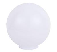 Toddmomy 1Pc Lámpara Acrílica Blanca Poste de Globo de Plástico Redondo de Reemplazo de La Lámpara de Reemplazo de La para La (25X25x25 Cm Fitter120 Mm)