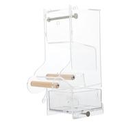 Toddmomy 1pieza Comedero Acrílico para Pájaros Alimentador Automático De Gran Capacidad para Jardín y Patio para Periquitos y Aves Exóticas