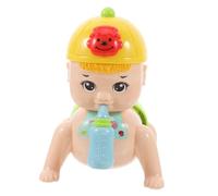 Toddmomy 1Pieza Gateo Creativa Luces para Bebés Juguete Eléctrico sin Batería Amarillo para Niñas Percepción del Color y Ejercicio Infantil