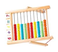 Toddmomy 1Pieza Madera para Educación Temprana Herramienta de Cálculo Creativa para Educativos para Pequeños de Matemáticas Aritméticas