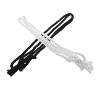 Toddmomy 2 cinturones góticos de cuerda para túnica clerical, cordón trenzado para la cintura del sacerdote, cinturón para túnica de fraile romano, accesorio de vestuario religioso medieval para