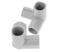 Toddmomy 2 Conectores de Codo para Tubería de PE para Parque Infantil, Accesorios para Cercas de Seguridad en Interiores y Exteriores Diseño Elegante y Fácil Instalación