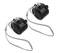 Toddmomy 2 Contadores De para Puntuación De Golf Marcadores Deportivos Contador Manual De Asistencia Contador Numérico De Negro Abs