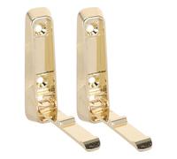 Toddmomy 2 Ganchos Plegables Diseño Plegable Ahorra Espacio de Pared Dorados de Aleación de Aluminio y Soporte Resistente para Colgar Bolsas y Accesorios Hogar