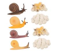Toddmomy 2 Juegos Juguetes creativos para el Crecimiento del Caracol Toys wltoys figuritas de Caracol de simulación Accesorios de enseñanza Juguete del Ciclo de Vida el plastico
