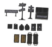 Toddmomy 2 Juegos Miniaturas de Equipos Militares Simulados Juguete Educativo de Guerra y Decoración