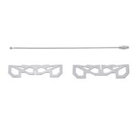 Toddmomy 2 Juegos Soporte de Barbacoa Portátil para Camping Inoxidable Compatible con Estufas de Gas para Actividades Instalación y Estable Accesorio Esencial para Acampar y Hacer Picnic