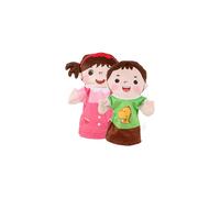Toddmomy 2 Pack Hand Puppets for Kids, Washable Finger Puppets Toys, Interactive Creative Puppet Show Theater Props for Boys Girls Toddlers