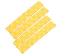 Toddmomy 2 Pares Funda Antideslizante Para Baquetas Empuñadura Tambores De Mano Palos Sintió Slip Agarre Práctica Cinta De Baquetas Amarillo Polietileno Reticulado Por Irradiación