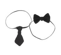 Toddmomy 2 Piezas Accesorios de Vestuario de Lazo para Decoración de Juguetes de Muñeca y Manualidades Color Negro