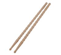 Toddmomy 2 Piezas Baquetas de Bambú para Batería Accesorios Musicales de Percusión Creativos Baqueta de Bambú para Practicar Casa o Estudio