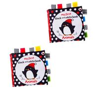 Toddmomy 2 Piezas Bebés Estimulación Visual Animales Material Resistente Educativo Recién Nacidos y Pequeños