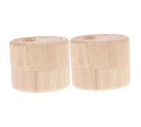 Toddmomy 2 Piezas caja de almacenamiento de madera portadientes para recuerdo de pequeño recién nacido mensualmente almacenamiento de de leche caja de de leche