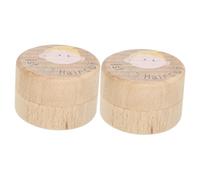 Toddmomy 2 Piezas Caja de Recuerdos para Primer Corte de Pelo de Contenedor de Madera con Gran Capacidad Diseño Adorable para Guardar Mechones y de Infancia para Niñas