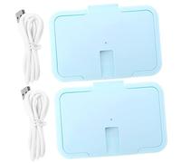 Toddmomy 2 Piezas Calentador de Toallitas Húmedas para Bebés Calentador Portátil de Pañuelos Húmedos Unidades para Uso Coche