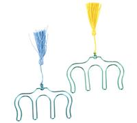 Toddmomy 2 Piezas Clip de Partituras Musicales Borlas Sujetapáginas y Compositores Colores