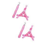 Toddmomy 2 Piezas Correa para pasear Perros Cómoda Correa para Mascotas Correa de Paseo para Mascotas Cuerda de tracción para Mascotas Cuerda de Entrenamiento para Perros Rosa
