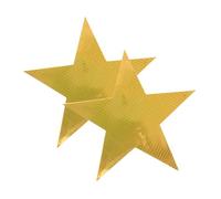 Toddmomy 2 Piezas De Accesorios De Estrella De Cinco Puntas para Fiesta De Cosplay Baile Espectáculos De Estrellas Decoración De Fiesta Fiesta De Cumpleaños Infantil Juguete De