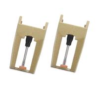Toddmomy 2 Piezas de lápiz óptico aguja audio- placa giratoria pin de registro partes de antiguos grabar partes abdominales Golden