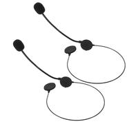 Toddmomy 2 Piezas Disfraz de Cantante para Años con Auriculares y Micrófono Falsos Accesorios Cosplay para Fiestas Carnaval y Actuaciones de y Ajustable