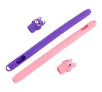 Toddmomy 2 Piezas Funda Protectora de Silicona para Pencil ª Generación de Colores Púrpura y Rosa Diseño Resistente Caídas y Suave al Tacto para Lápices Stylus