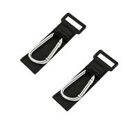 Toddmomy 2 Piezas Gancho en forma de D bolsas percha gancho para cochecito ganchos de cochecito para colgar ganchos para cochecito de servicio pesado chirriante aleación de aluminio Plata