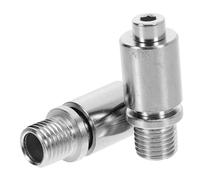 Toddmomy 2 Piezas Guitarra eléctrica Jack material accesorio de guitarra Jacobo aporte reemplazo de de enchufes de brazo de trémolo de Metal Silver