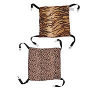 Toddmomy 2 Piezas Hamaca de Almohadilla para Gatos de vellón Gatito Jaula de hámster Cama de Gato cálida Nido de Gato Hamaca para Gatos Cama para Dormir Mascota Felpa