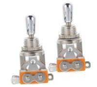 Toddmomy 2 Piezas Interruptor De Palanca Para Guitarra Eléctrica Selector De Pastillas De 3 Vías Interruptor De Palanca De Metal Para Guitarra Eléctrica Estilo Clásico Para Uso En Concierto