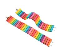 Toddmomy 2 Piezas Juguete De Escalera para Hámster Puente Decorativo para Hámster Dos Puentes Interesantes Juguete Multifunción para Decorar El y Entretener