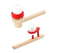 Toddmomy 2 Piezas Juguetes de Soplado de Bola Flotante para Interactivo de Coordinación Mano-Ojo Fortalecimiento de Músculos Labiales B para Interior y Exterior