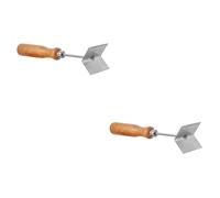 Toddmomy 2 Piezas Pala de Limpieza para Colmenas Inoxidable y Herramienta de Apicultura para Raspar Cera de y Paredes de Herramienta Ergonómica y Duradera para Apicultores
