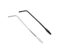 Toddmomy 2 Piezas Palanca Tremolo Guitarra Eléctrica Barra Compatible con Puente Single Tremolo Acabado Plateado y Negro para Controlados y Creatividad Musical