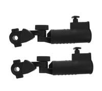 Toddmomy 2 Piezas Paragüero De Golf Soporte De Paraguas Paragüero De Carrito De Golf Porta Paraguas De Carro Abs Negro